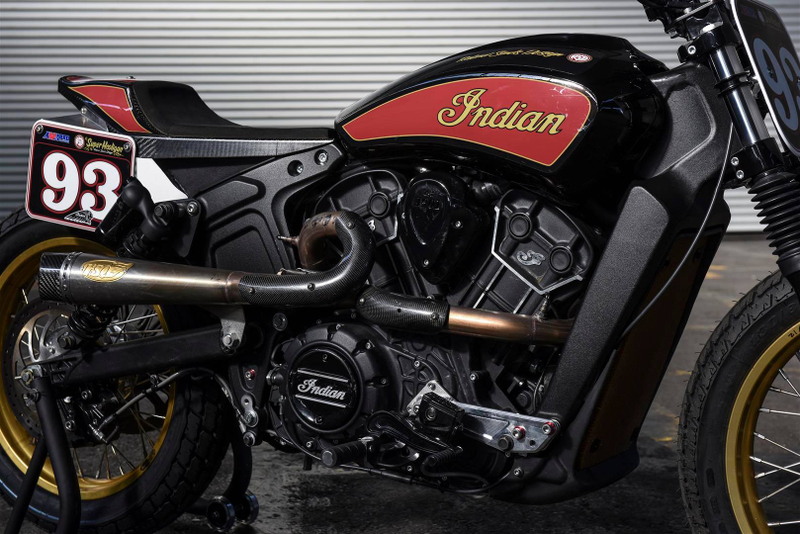 Illustration for article titled Indian's New Scout Sixty Is About To Go Flat Track Racing